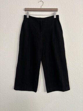 MM. Lafleur New York Black cropped pants culotte (?) size 10